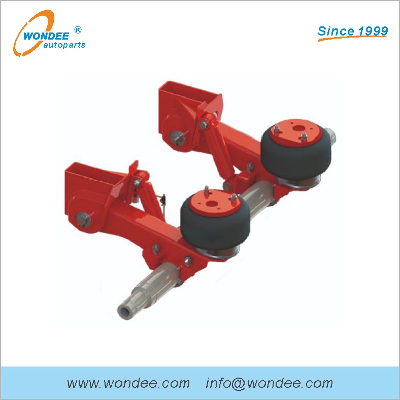 9T 11T Lifting And Unlifting Type Semi Trailer Beam Type Air Suspension for American Market