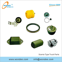 Scania Type Rubber Bushing, Spring Buffer, Engine Mounting, Repair Kit, Oil Seal, Hub Cap for Truck