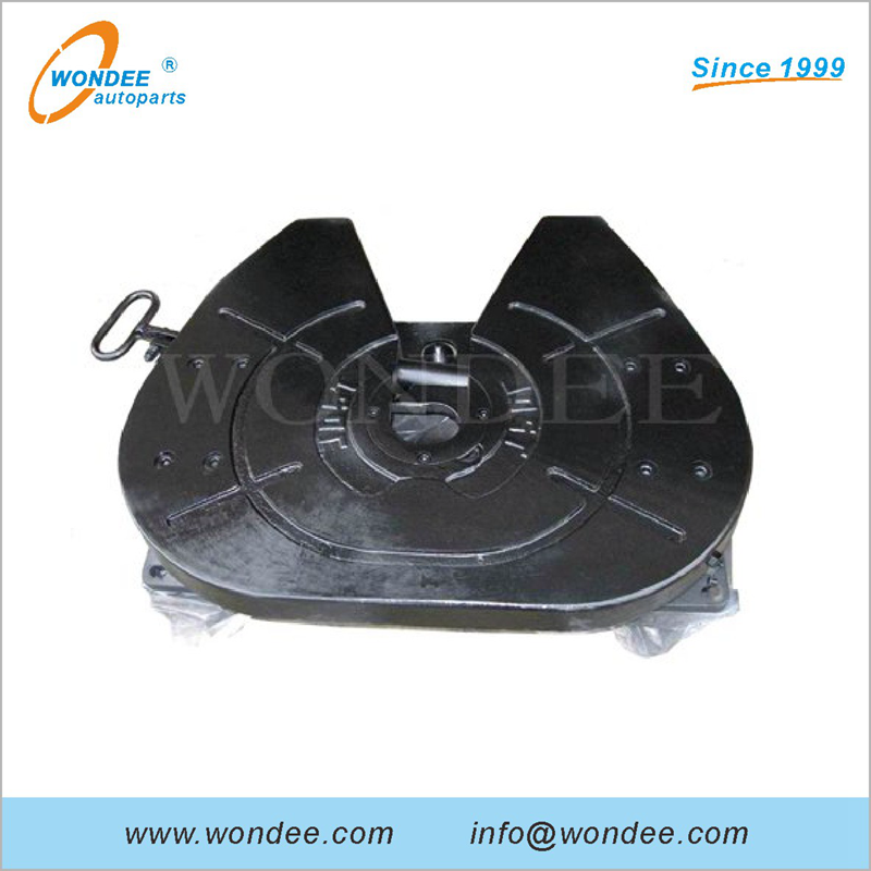 2/3.5 Inch 50/90# Casting Fifth Wheel for Heavy Duty Trucks, Tractors and Semi Trailers