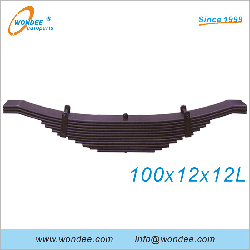 Conventional Heavy Duty Suspension Leaf Springs for Semi Trailers