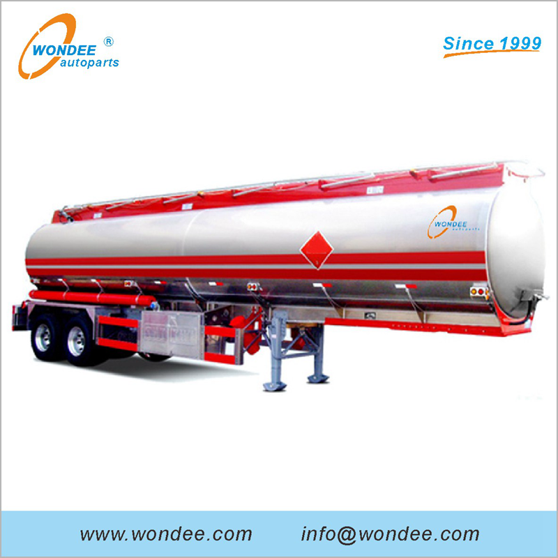 3-axle 45000L Fuel Tanker Semi Trailers for Oil, Petrol and Diesel Transportation-2