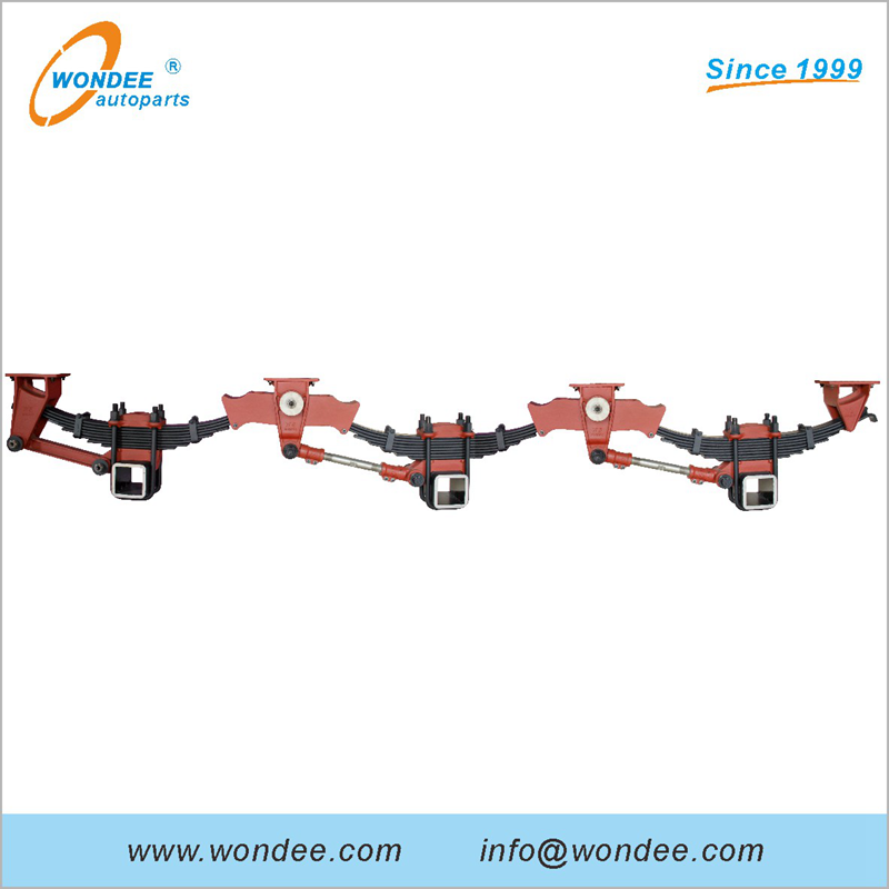 2-axle 3-axle Casting ROR Type Mechanical Suspension for Light Duty Trailers