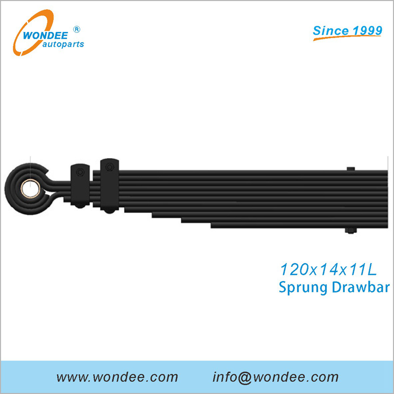 Sprung Heavy Duty and Light Duty Drawbar for Agricultural Trailers