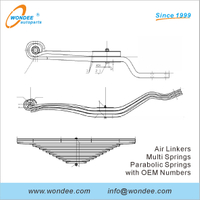 Different Type OEM Number Leaf Springs Air Linkers for Trailers & Trucks