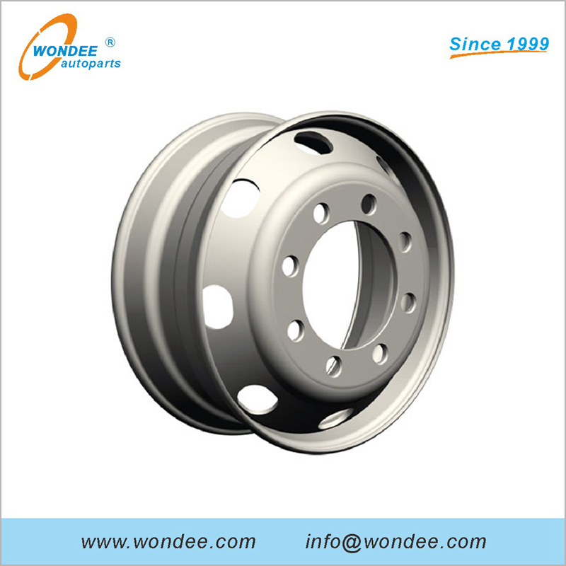8.25x22.5 Tubeless Steel Wheel Rim for Heavy Duty Semi Trailer And Truck Parts