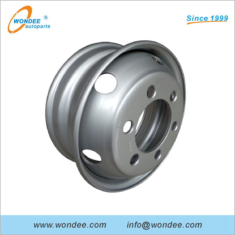 8.25x22.5 Tubeless Steel Wheel Rim for Heavy Duty Semi Trailer And Truck Parts