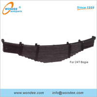 24T 28T 32T Bogie Leaf Spring for Heavy Duty Semi Trailer And Truck Suspension