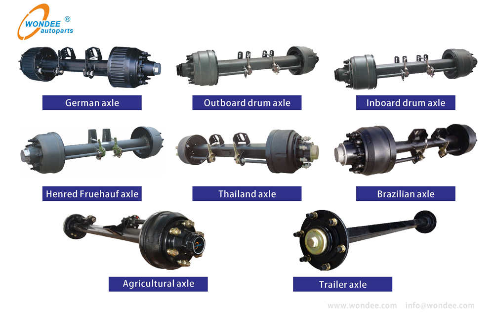 13T Thai ZM Type Semitrailer Axle Buy Semi trailer axle, MAGNUM type