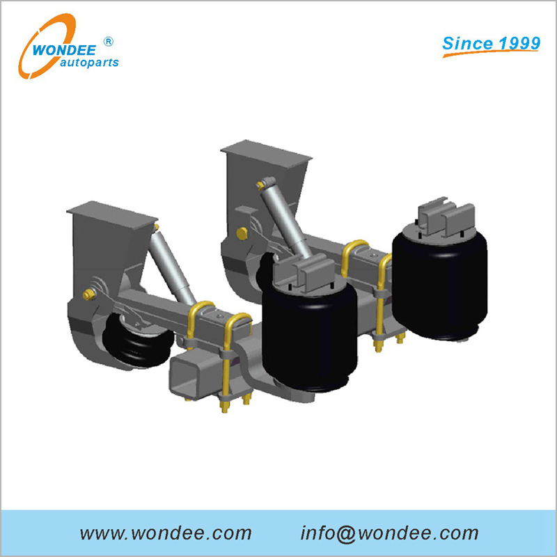  13T Heavy Duty European Type Air Suspension for Semi Trailer And Truck Parts: